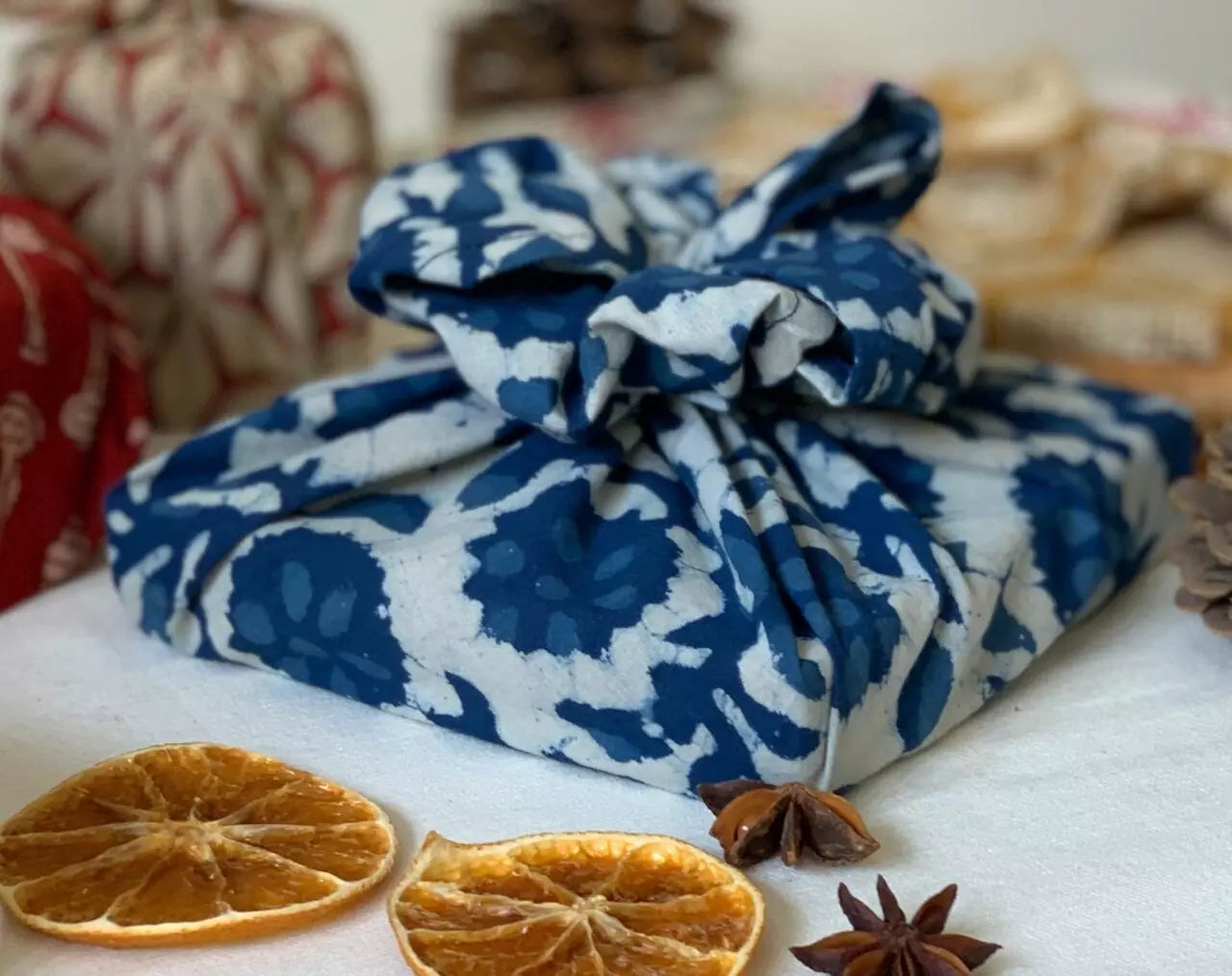 How to choose the right size of Furoshiki wrap for your gift.