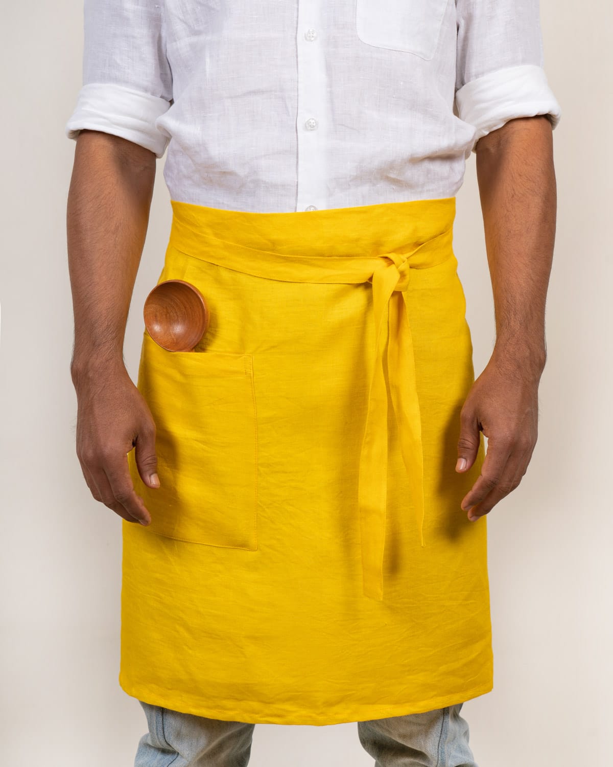 Half Apron in 100% Hemp