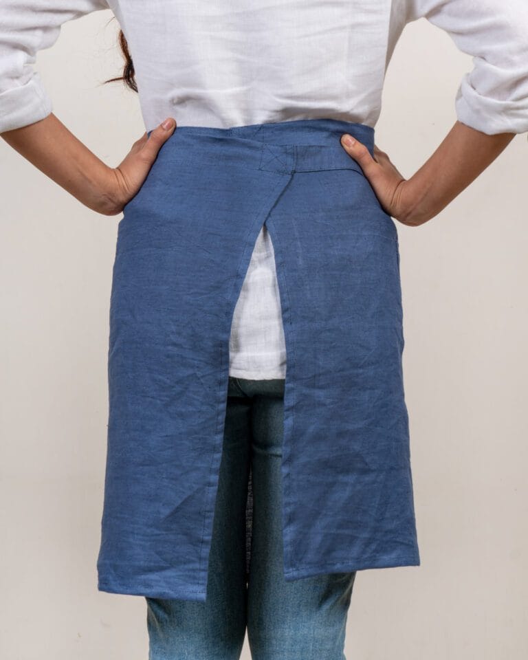 Half Apron in 100% Hemp