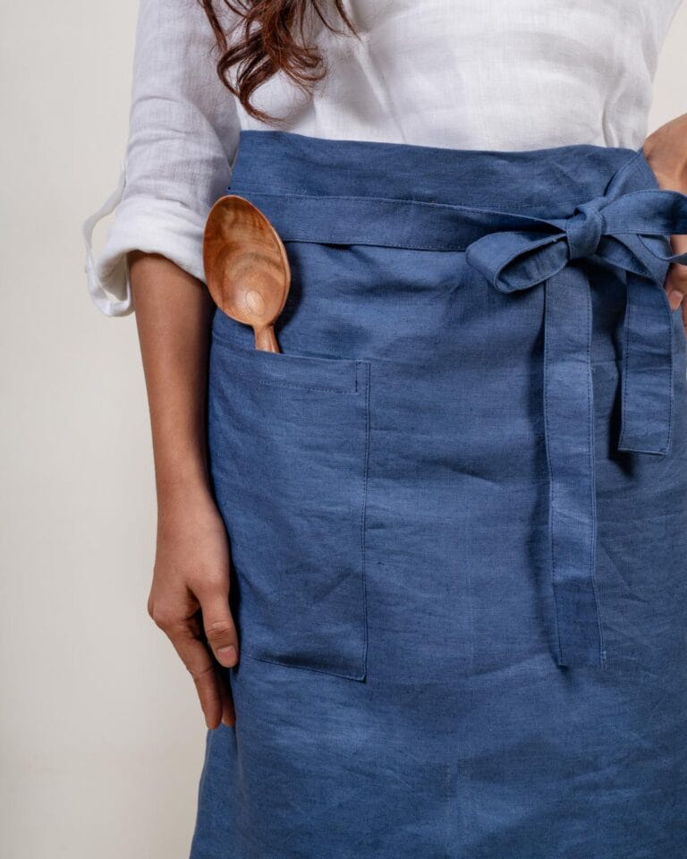 Half Apron in 100% Hemp