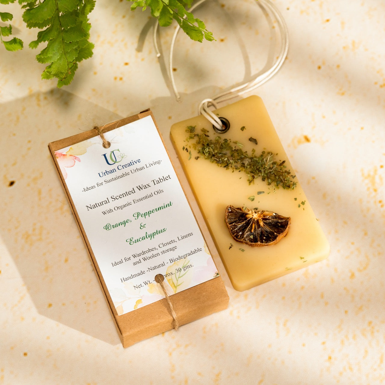 Orange, Peppermint & Eucalyptus -Fresh and Uplifting Citrus Fragrance Wax Tablet