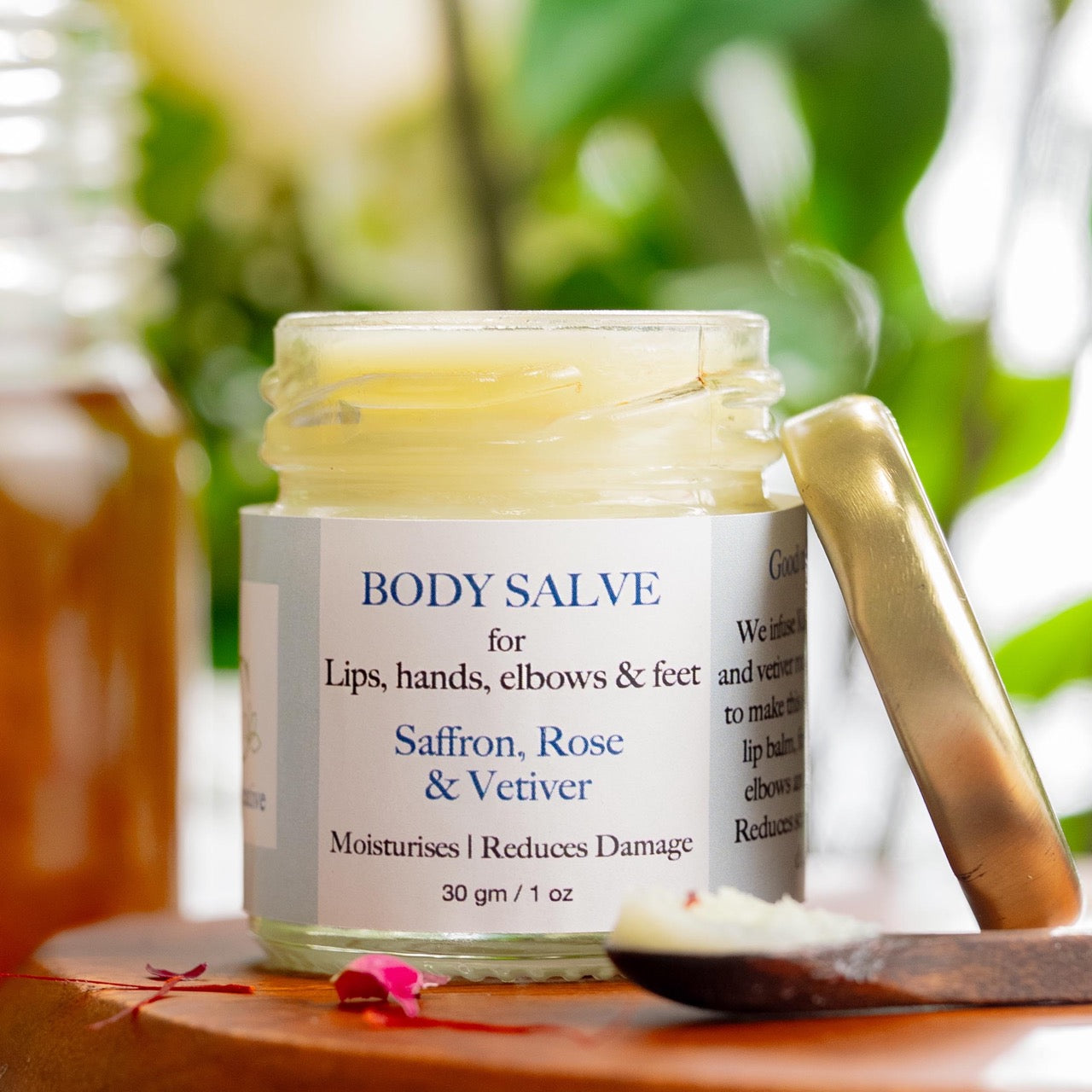 Saffron, Rose & Vetiver All In One (A.I.O) Body Salve