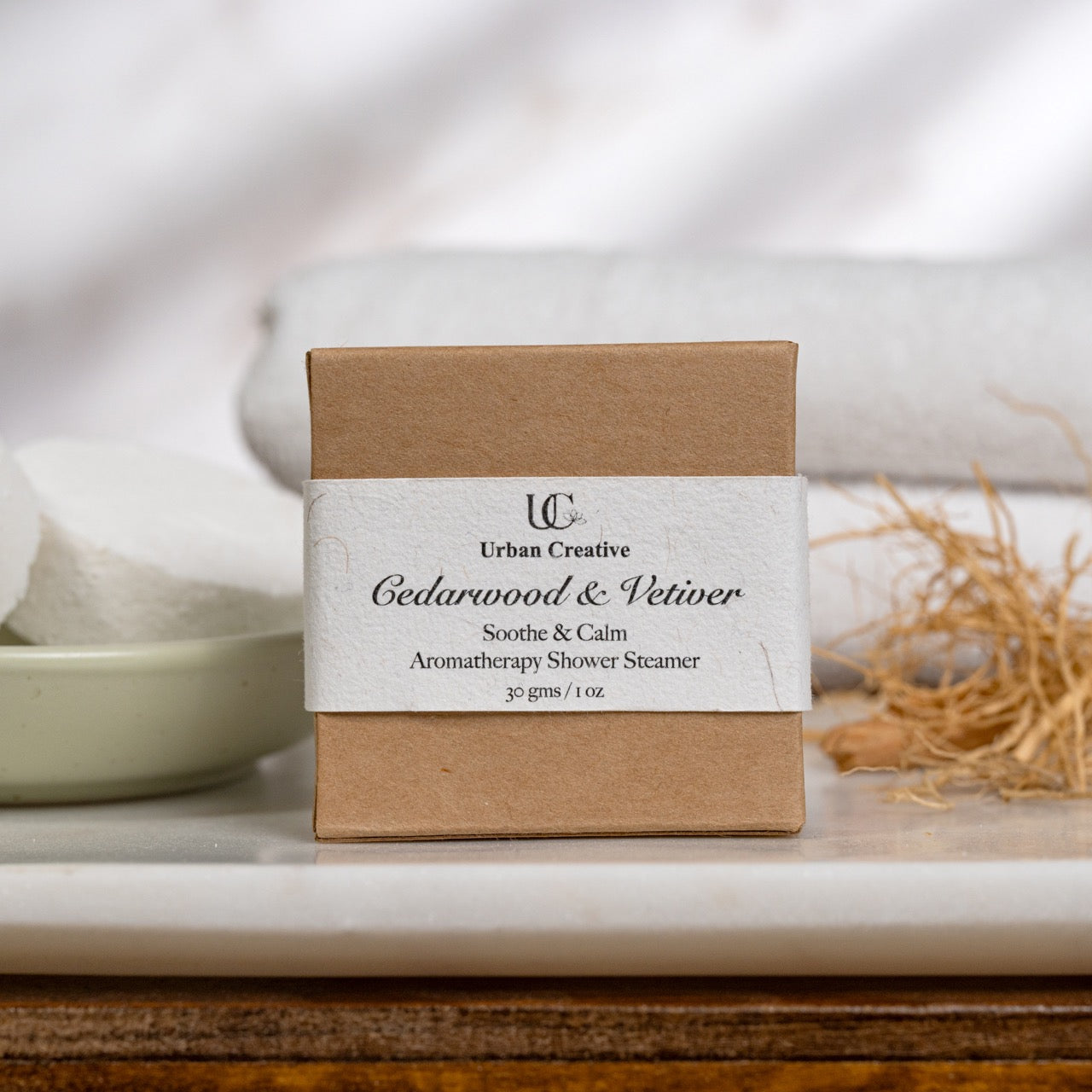 Cedarwood & Vetiver-Walk in the Woods - Soothe and Calm - Set of 4 Shower Steamers