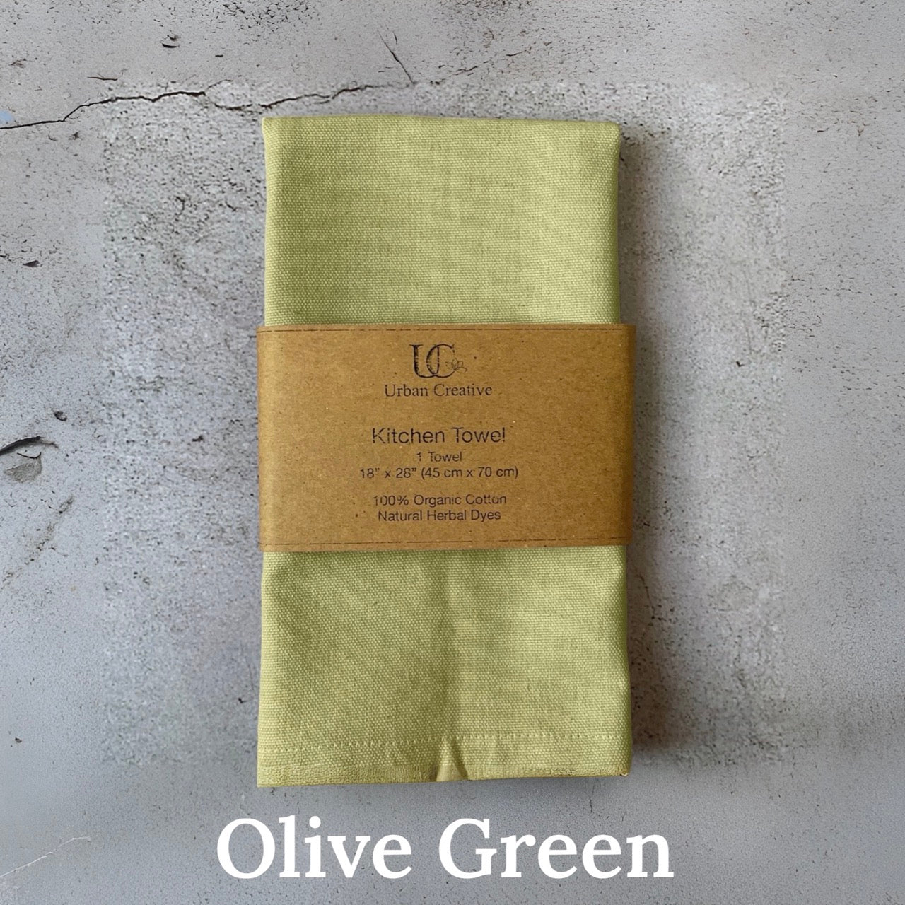 Organic Cotton Kitchen Towels in Assorted Colours