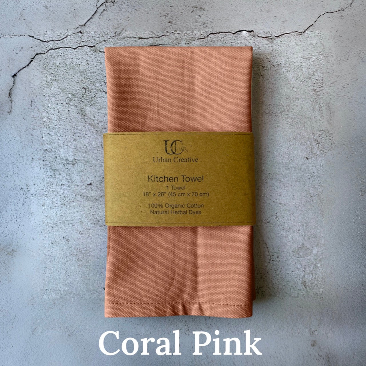 Organic Cotton Kitchen Towels in Assorted Colours
