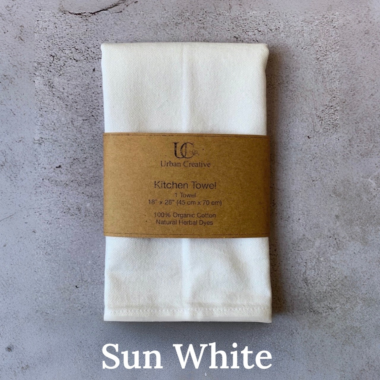 Organic Cotton Kitchen Towels in Assorted Colours
