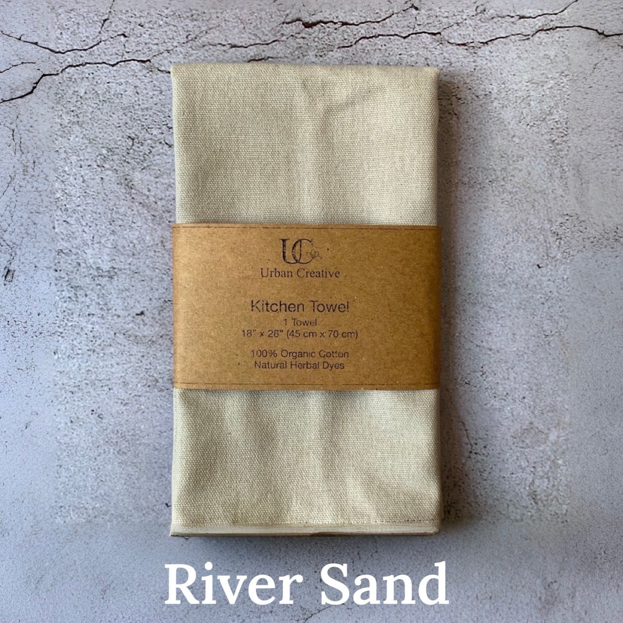 Organic Cotton Kitchen Towels in Assorted Colours