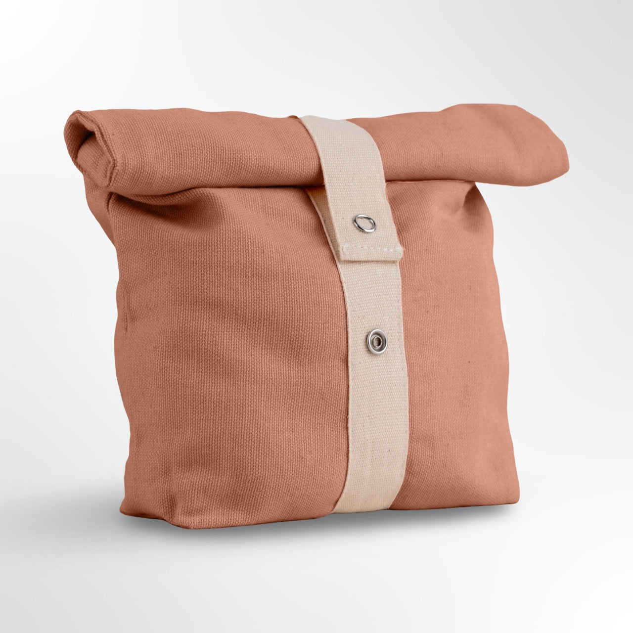 Roll Top Snack Bag in Organic Cotton