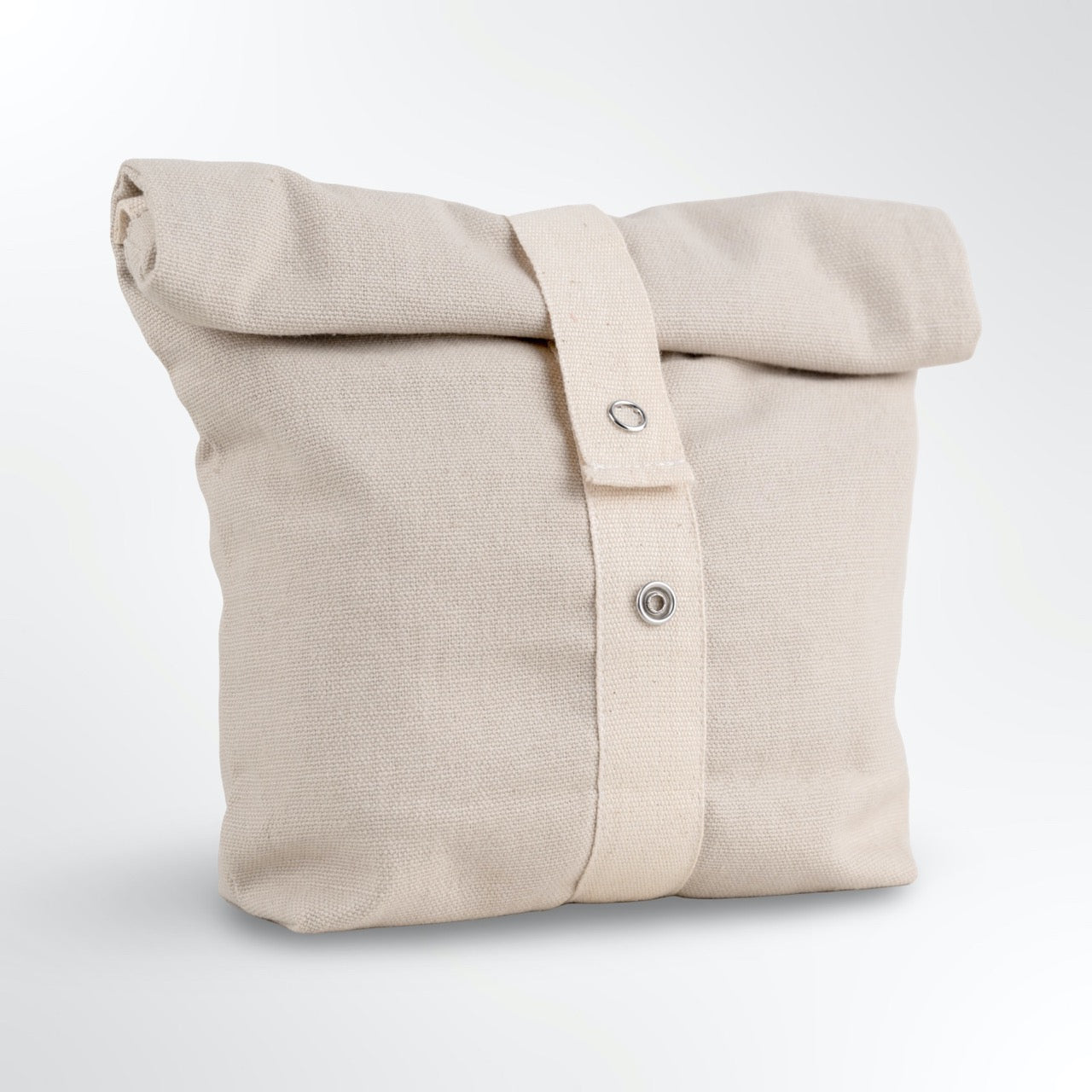 Roll Top Snack Bag in Organic Cotton