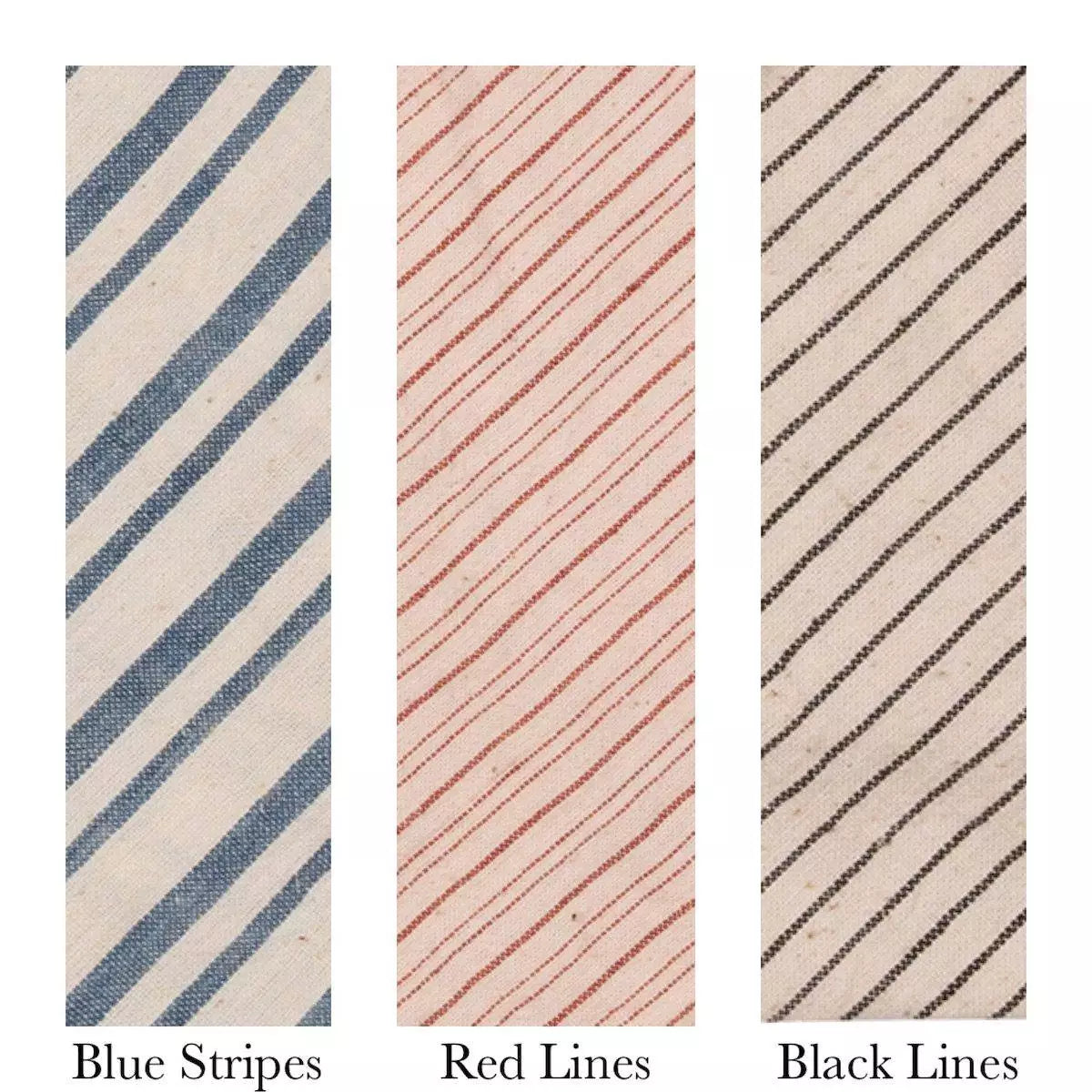 Set of 2 Stripe pattern organic kala cotton hair scrunchies