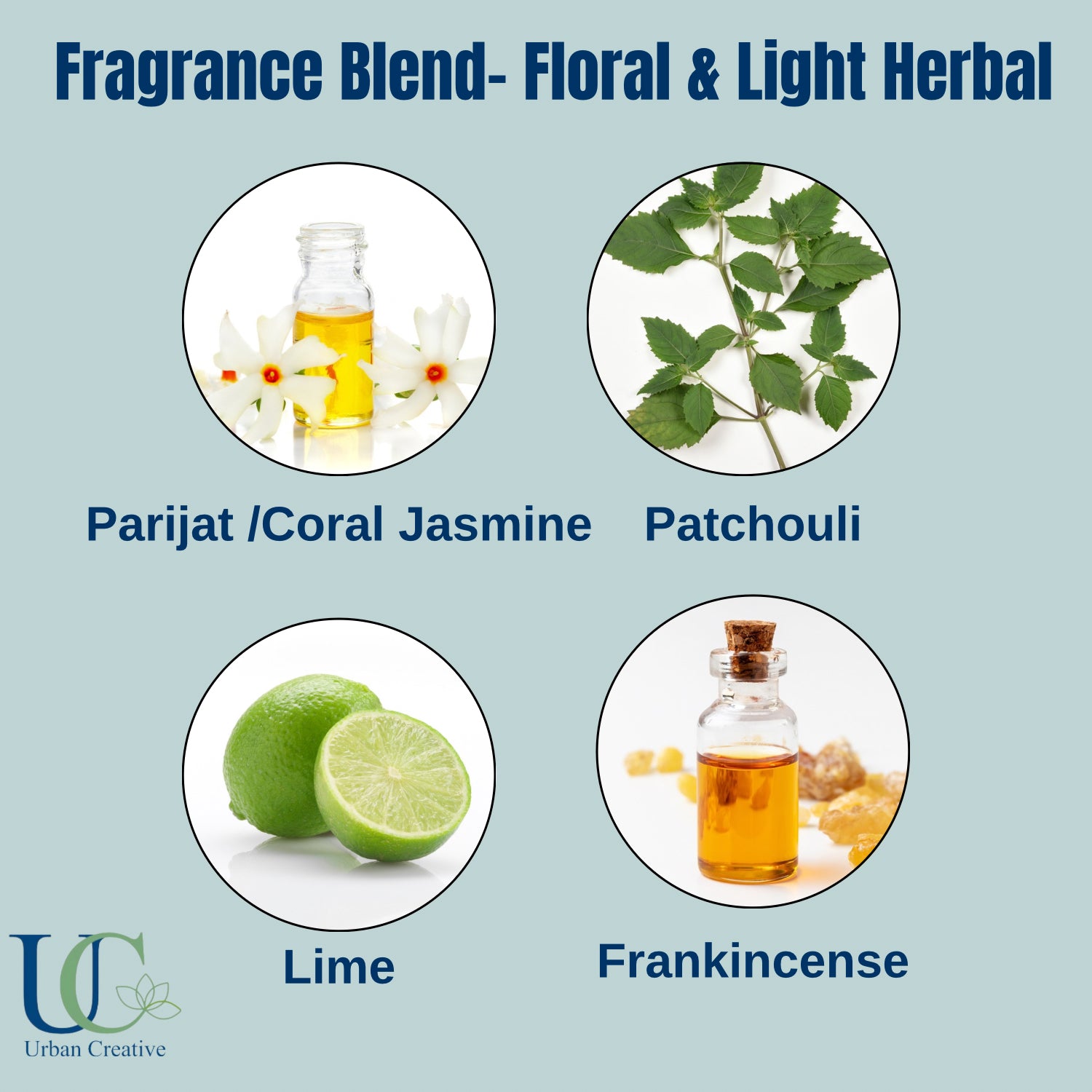 Parijat (Coral Jasmine) & Lime – Intense Floral & Calming Fragrance Wax Tablet