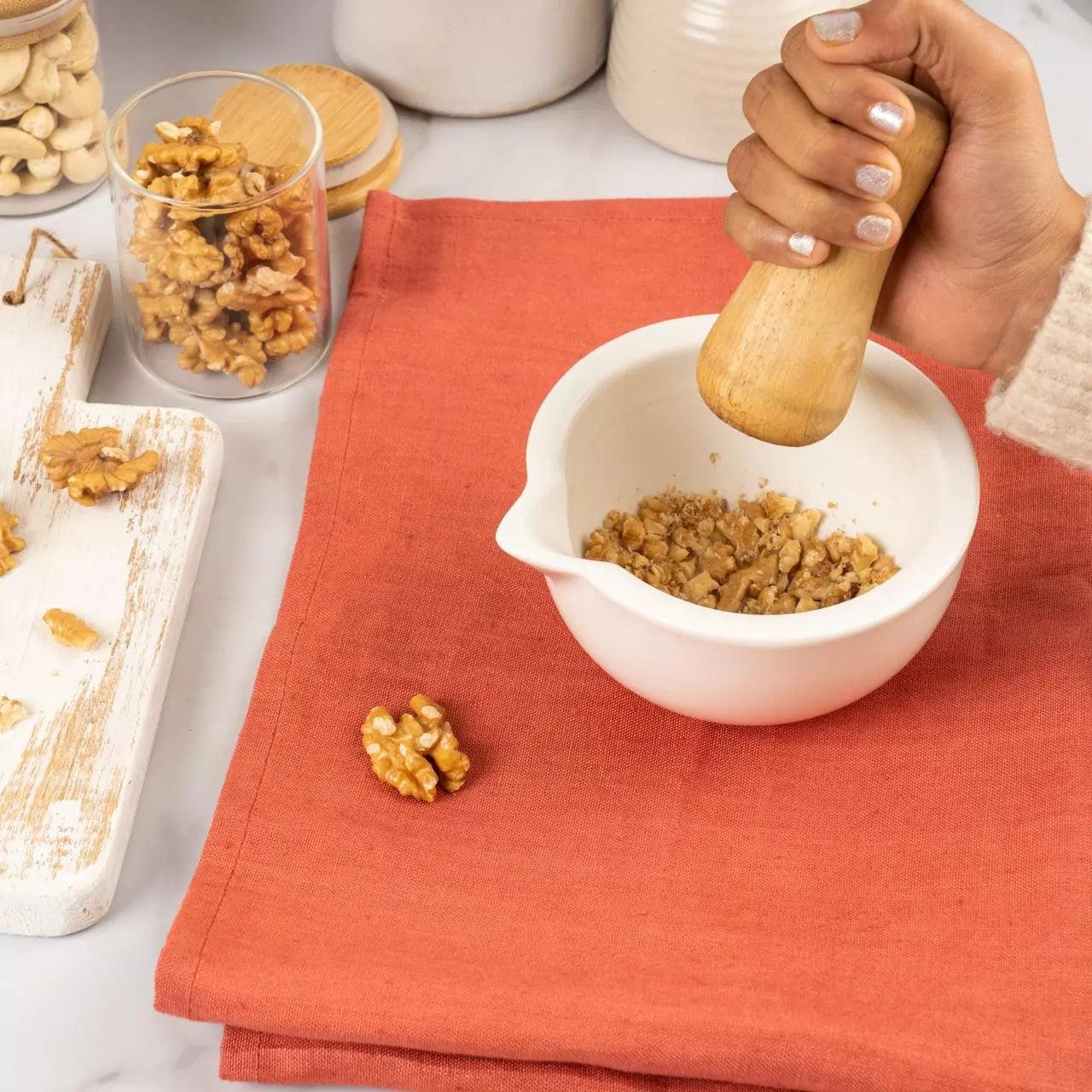 Single Hemp Kitchen Towels in Assorted Colours