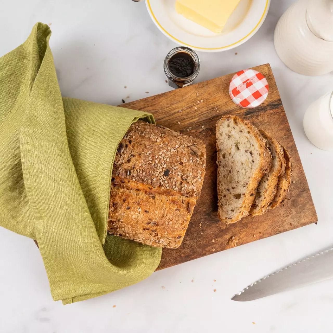 Set of 2 Hemp Kitchen Towels
