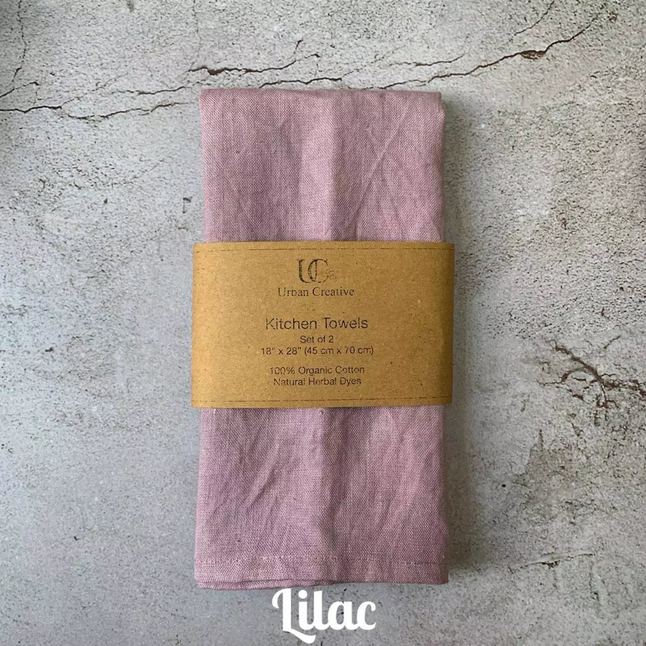 Set of 2 Hemp Kitchen Towels