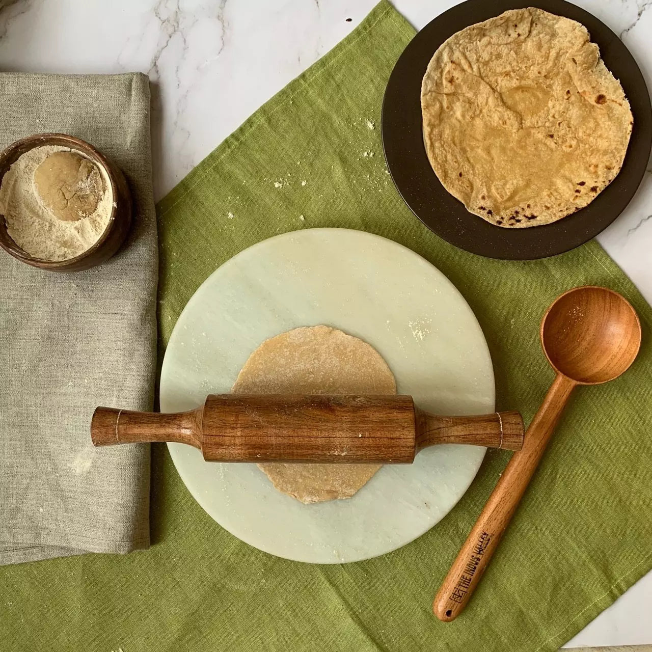 Single Hemp Kitchen Towels in Assorted Colours