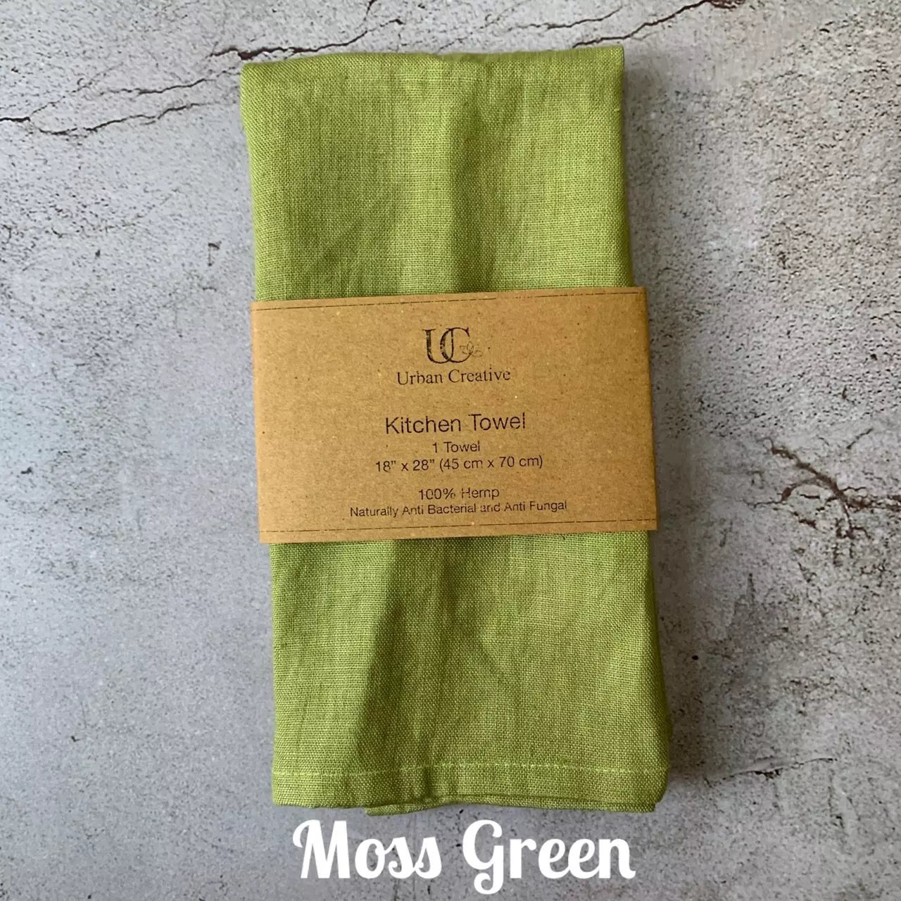 Set of 2 Hemp Kitchen Towels