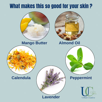 Lavender, Peppermint &amp;  Cardamom All In One (A.I.O) Body Salve