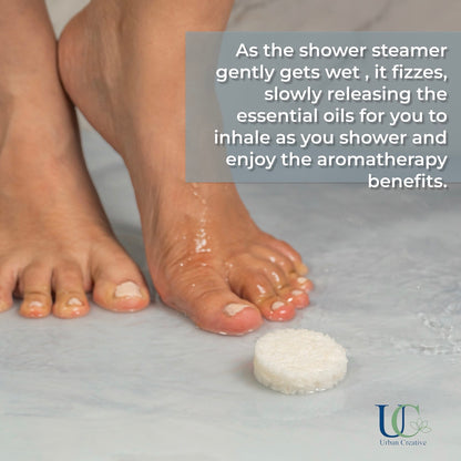 Gift Set of 4 Assorted Shower Steamers for Morning &amp; Evening Bathing Rituals