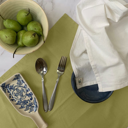 Set of 2 Organic Cotton Kitchen Towels in Assorted Colours