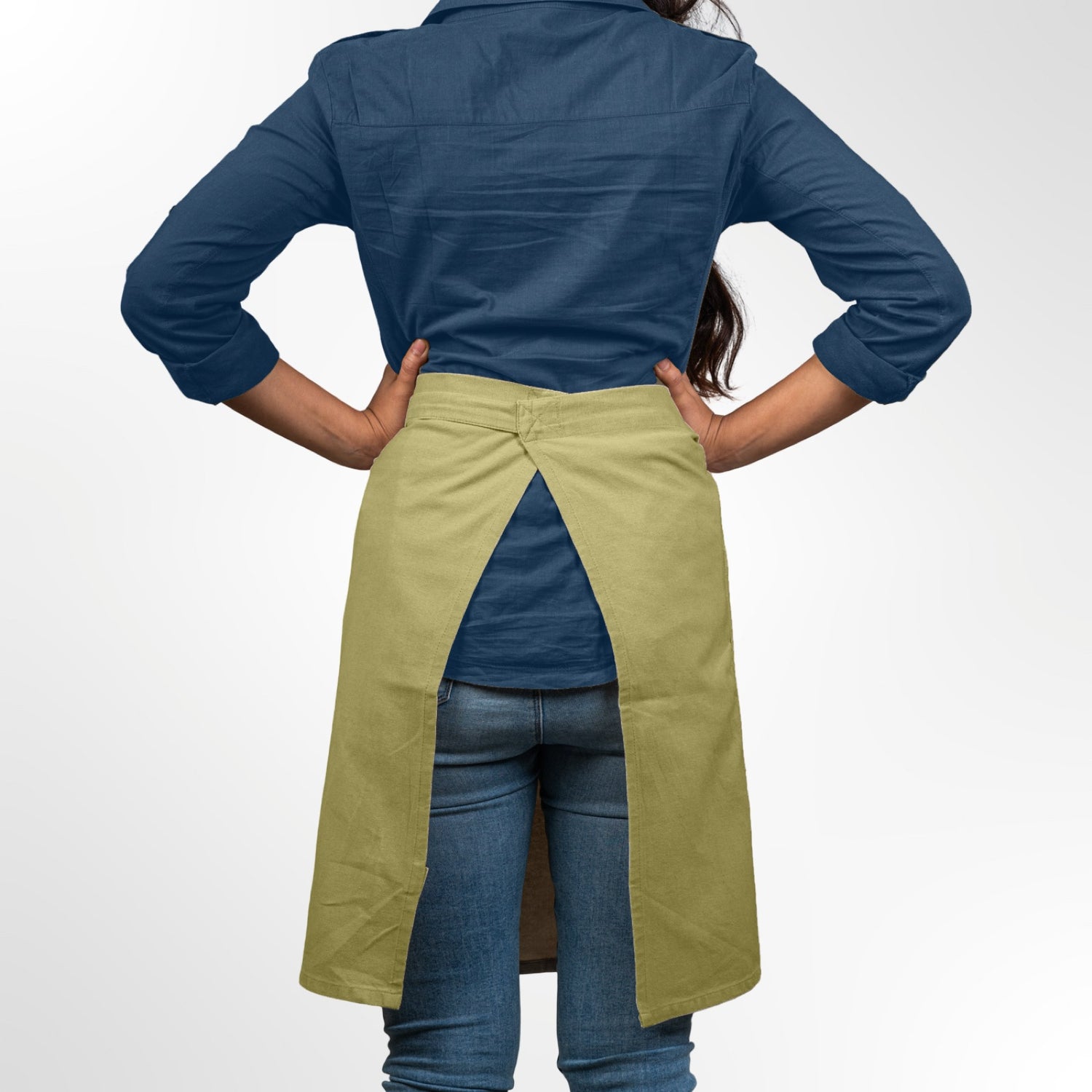 Half Apron in Organic Cotton