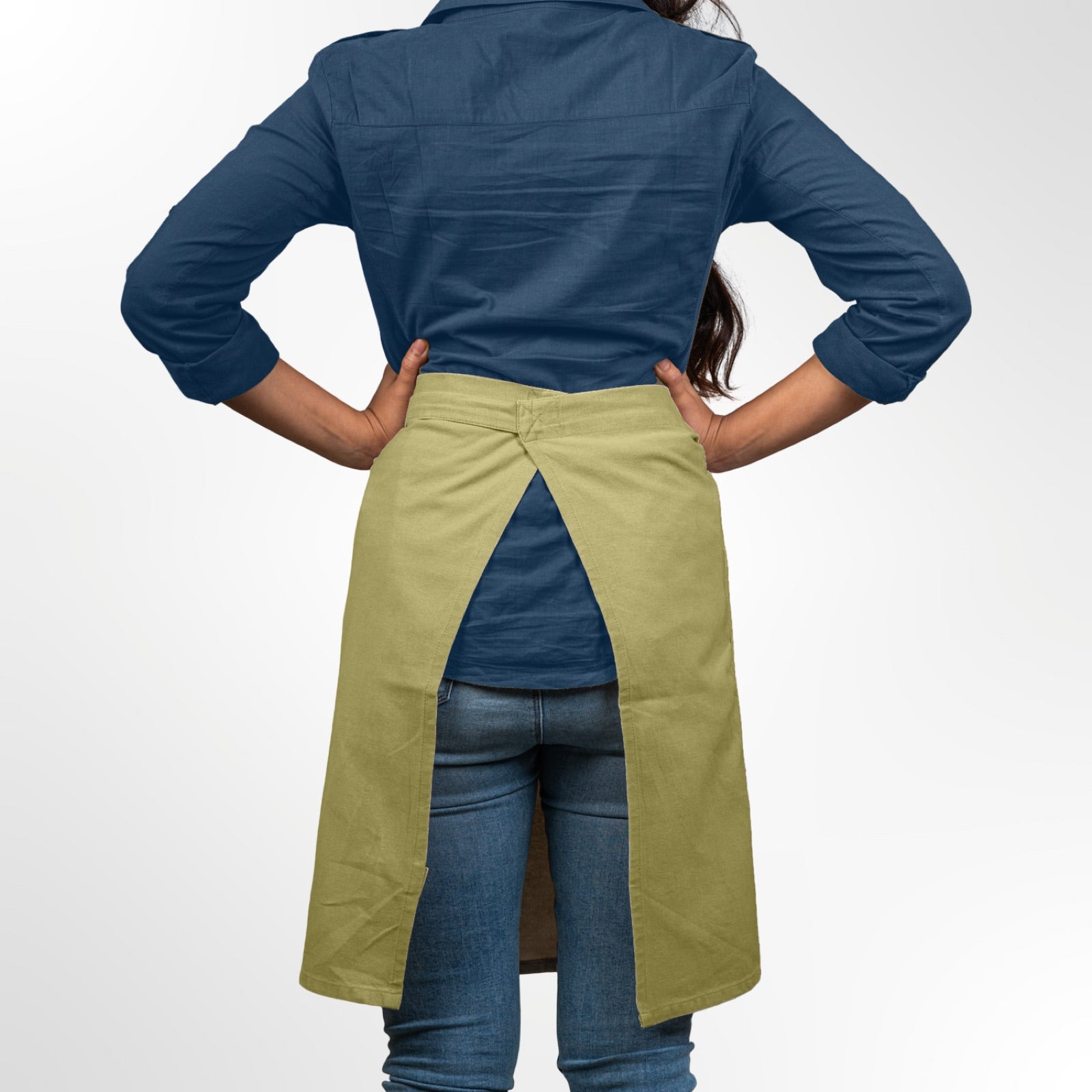 Half Apron in Organic Cotton