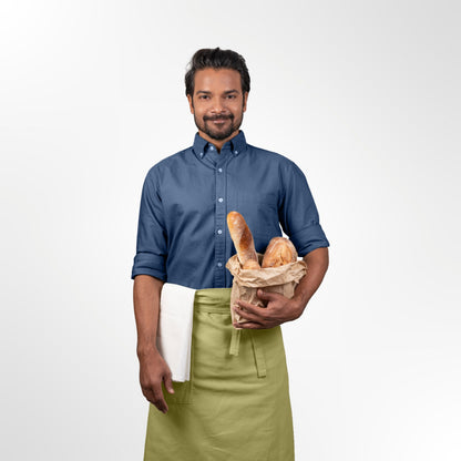 Half Apron in Organic Cotton