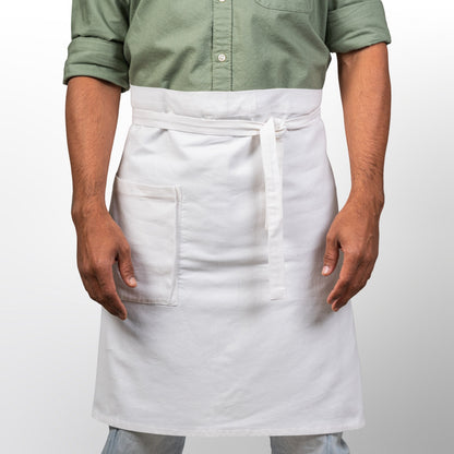 Half Apron in Organic Cotton