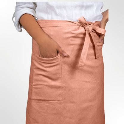 Half Apron in Organic Cotton