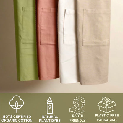 Half Apron in Organic Cotton