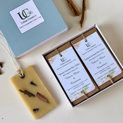 Vetiver, Clove &amp; Cinnamon – Warm and Spicy fragrance wax tablet