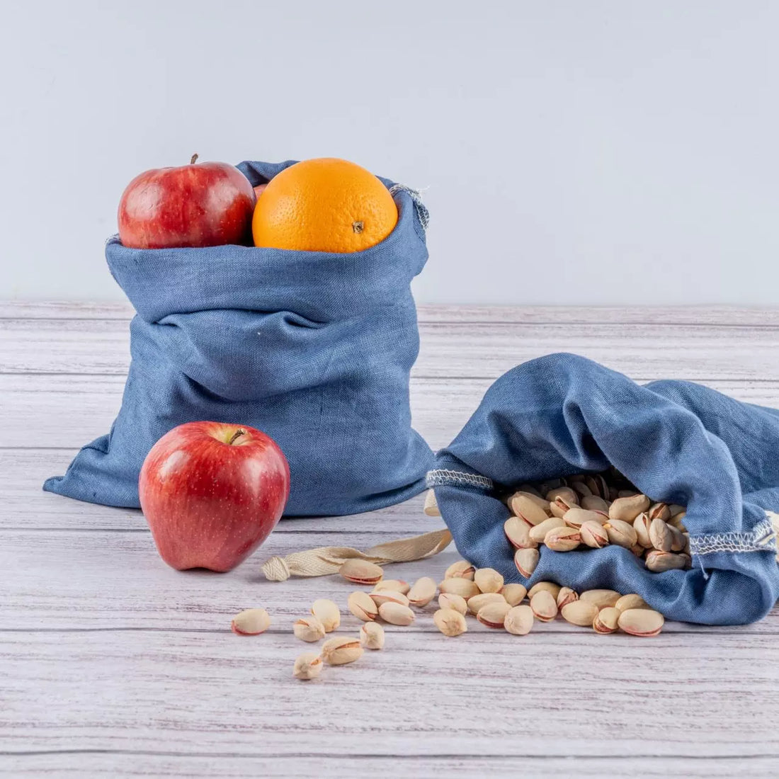 Hemp draw string bags