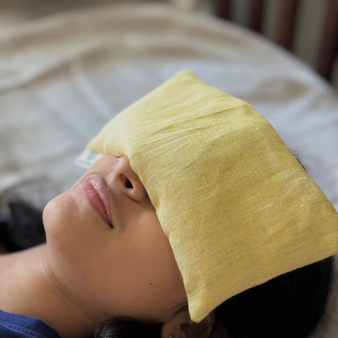Lavender and Basil  Eye Pillow / Hot Cold Compress